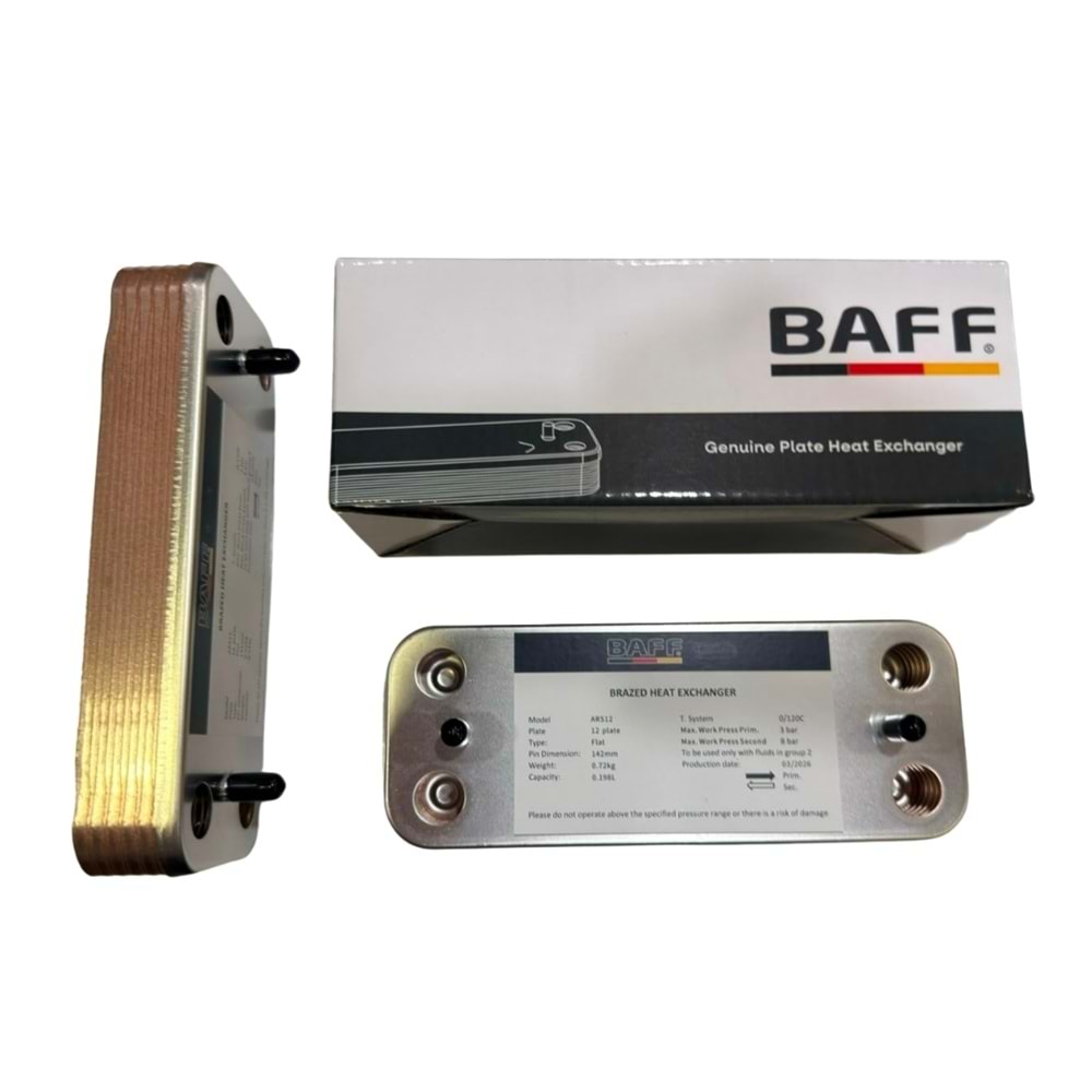 Baymak Baxi 16 Plakalı Eşanjör BAFF